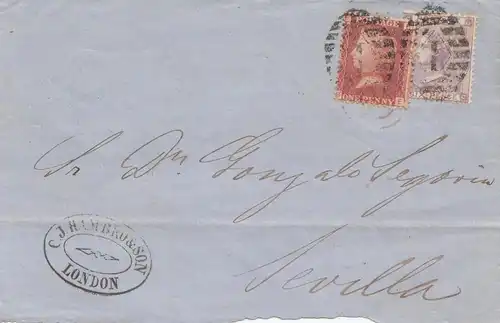 England: 1866: London nach Sevilla - Briefteil