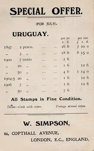 England: 1908 Special Offer London to Berlin