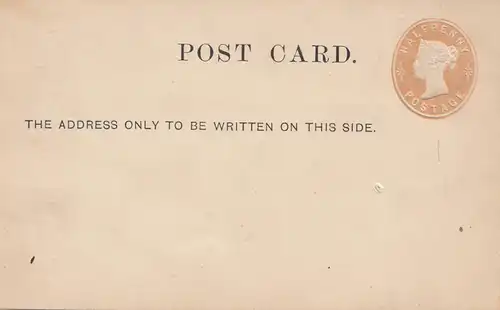 Angleterre: entier - Post card. -