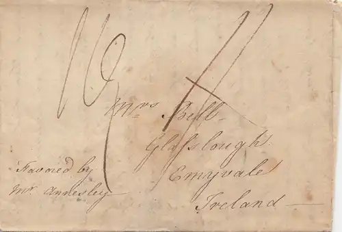 England: 1816: Brief nach Ireland