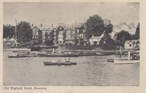 Angleterre: 1922: Carte de vision Bowness