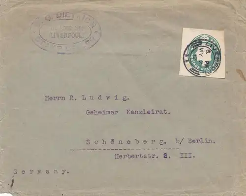 Angleterre: 1912: Liverpool vers Schöneberg