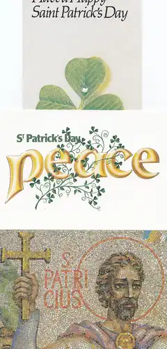 Irland: Ansichtskarte 3x: St. Patricks Day - 