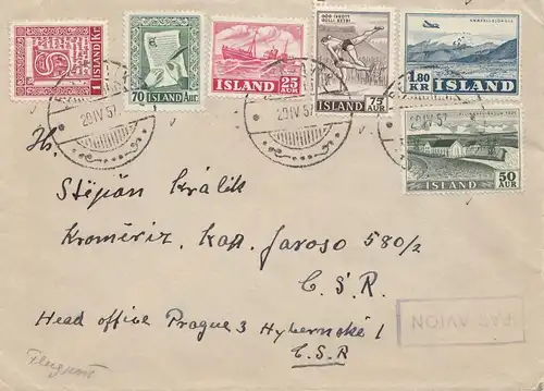 Islande: 1957: Lettre pour la RSE