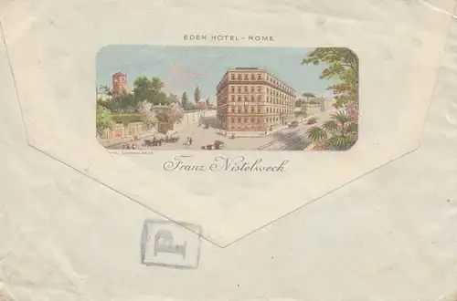 Italien: 1913: Rome nach Dresden