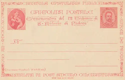 Italien: Cartolina Postale - Ganzsache