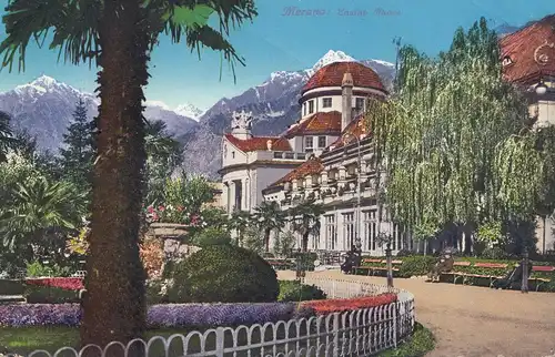 Italie: 1930: Carte de Merano après Steinach/Thür.