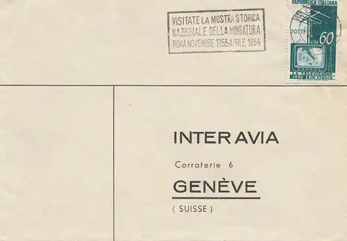 Italien: 1953: Mostra Storica Nazionale della Miniatura