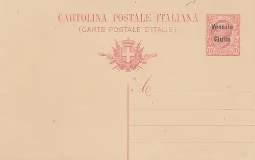 Italien: Ganzsache: Cartolina Postale Italiana