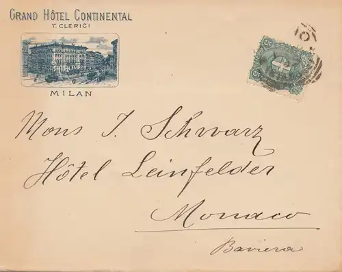 Italien: 1899: Milan nach Monaco
