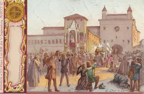 Italien: 1902: Ansichtskarte nach Frankreich