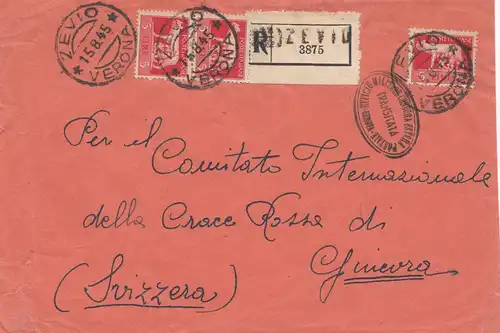 Italien: 1945: Zevio/Verona nach Genf