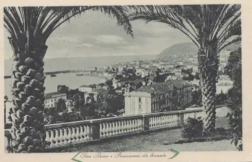Italie: 1914: Carte de San Remo