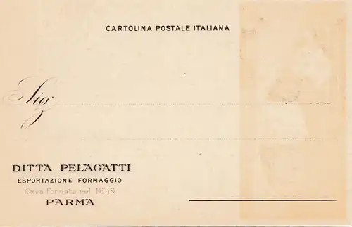 Italie: Carte: Formaggio Parmigiao Reggiano - Parme: Chat/Fromage