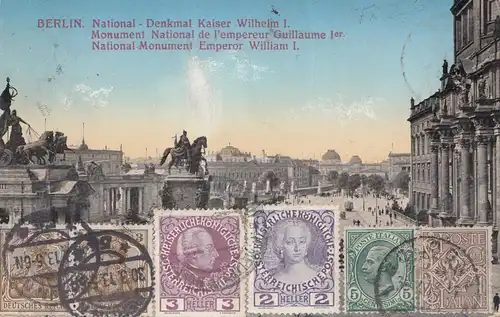 Italie: 1913: Triples Carte postale: Bohême, Bologne, Berlin