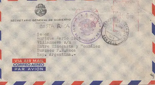 Italie: 1956: General de Gobierno to Argentina