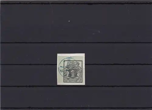Hanovre: 2x Mi Nr. 2 1851, angle d'arc tamponné