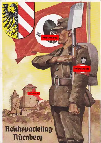 Propaganda Karte: Parteitag 1936