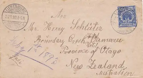 DR: 1892: Min. 48, portorechtlich vers Neusseland