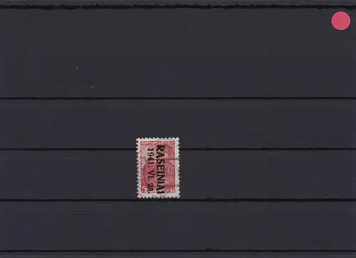 Instrument allemand II. WK: Lituanie Raseniniai Min. 1IIIK, en tête de page