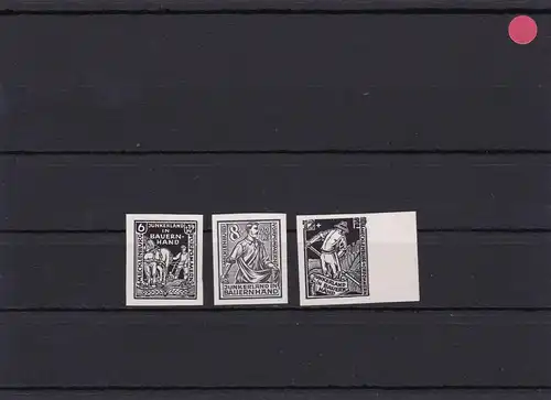 SBZ: Mecklembourg-Poméranie occidentale: MiNr. 23V/25V, Attest