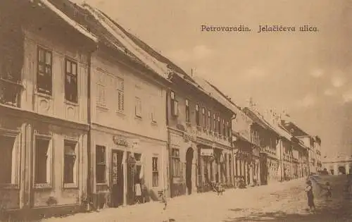 Jugoslawien: 1934 Ansichtskarte Petrovaradin nach Klosterburg