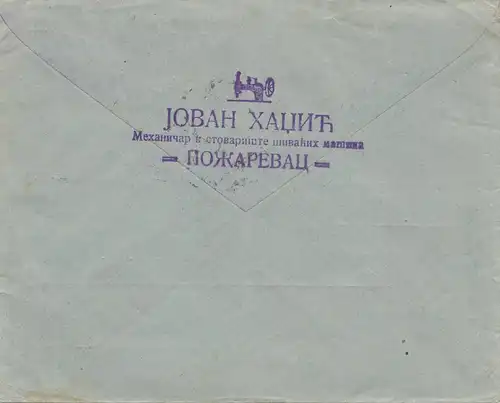 Yougoslavie: 1932 Pozareface après Dresde