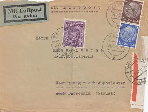 Yougoslavie: 1939: Aéroport de Prenzlau à Zagreb et suite ....
