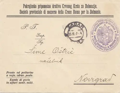 Jugoslawien: 1917: Zadar nach Novigrad