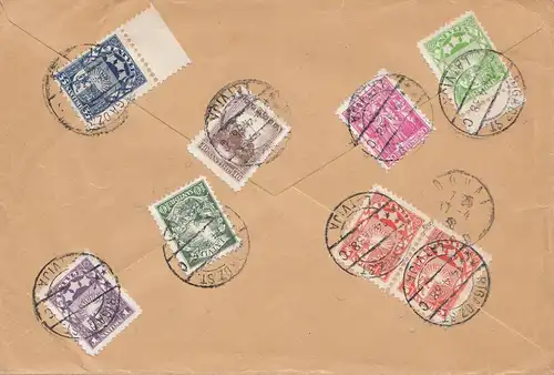 Lettonie: 1938: lettre recommandée Riga après Douai - France