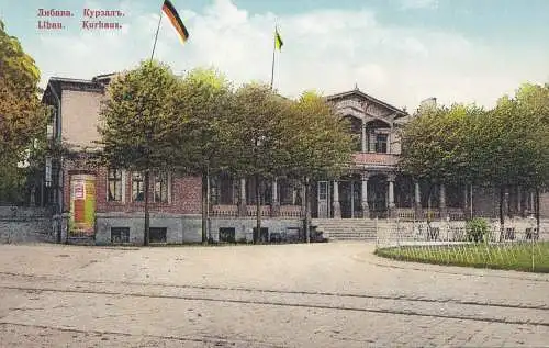 Lettonie: carte de vue Libau Kurhaus