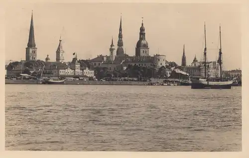 Lettland: Ansichtskarte Riga 1929