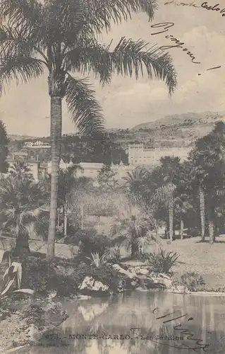 Monaco: 1903: Carte de vue vers la Belgique