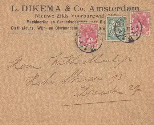 Pays-Bas: 1910: Amsterdam après Dresde: Moderne Flesschenspoel Inrichtingen