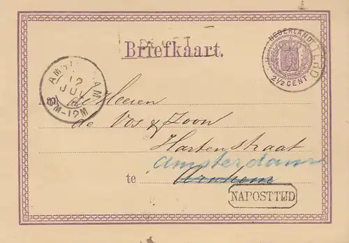 Pays-Bas: 1876: Amsterdam vers Arnhem