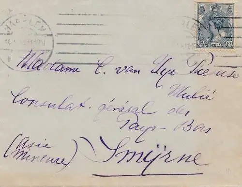 Niederlande: 3x Briefe nach Smyrna/Türkei