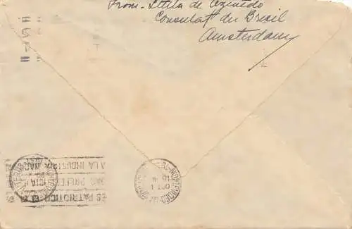 Pays-Bas: 3x lettres pour Singapore