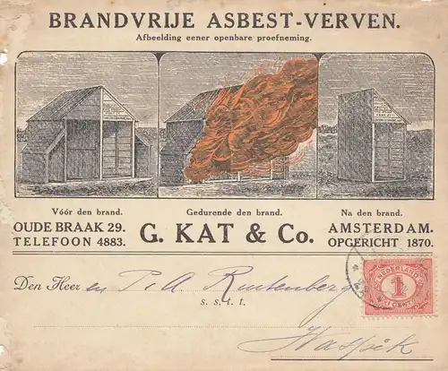 Niederlande: 1913: Brandvjije Abest Verven