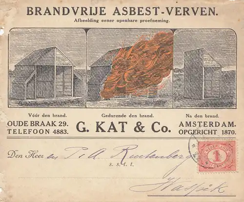Pays-Bas: 1913: Brandvjije Abest Verven