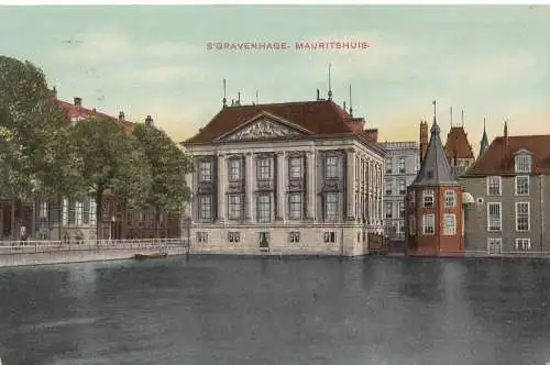 Pays-Bas: 1909: Carte de vue de S'Gravenhage vers Berlin/Perfin