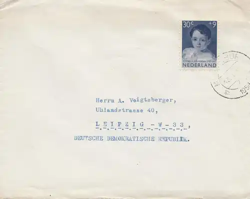 Pays-Bas: 1958: Middelburg vers Leipzig