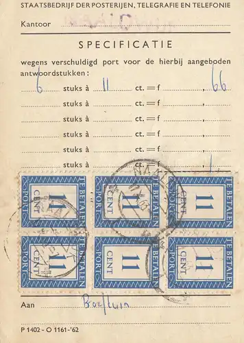 Niederlande: 1963: Bestätigung
