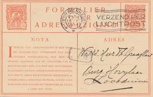 Pays-Bas: 1926: Gravenhage - Affaire - Adreswijziging