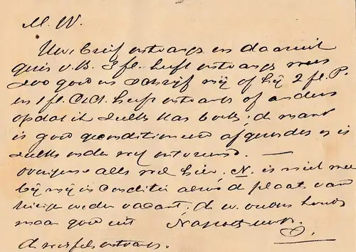 Pays-Bas: 1872: Ganzache - Briefkaart