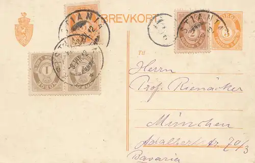 Norvège: 1912: Stanta à Munich