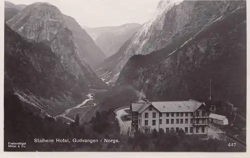 Norvège: 1940: Carte de vue Gudvangen