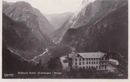 Norwegen: 1940: Ansichtskarte Gudvangen