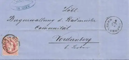 Autriche: 1869: Vienne vers Vorneberg