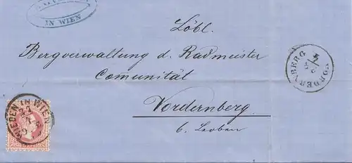 Österreich: 1869: Wien nach Vordernberg