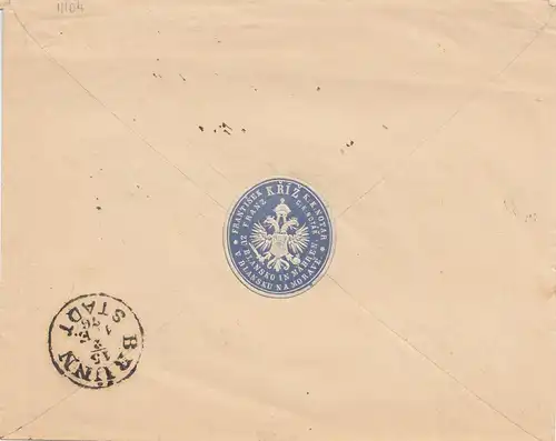 Österreich: 1876: Brief nach Brünn
